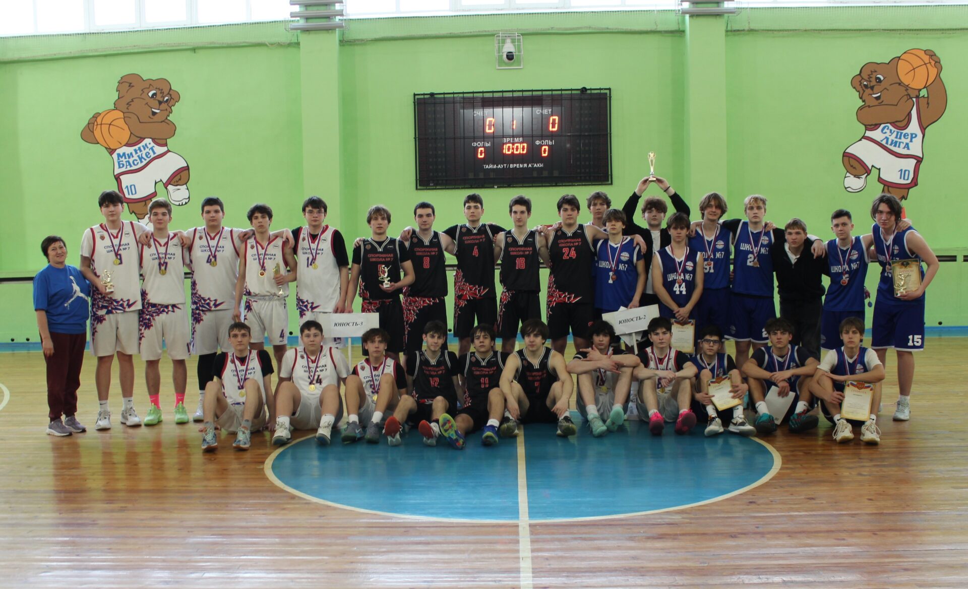 Завершился Открытый турнир по баскетболу МБУ ДО СШ № 7, среди команд юношей до 17 лет (2010 г. р. и младше)