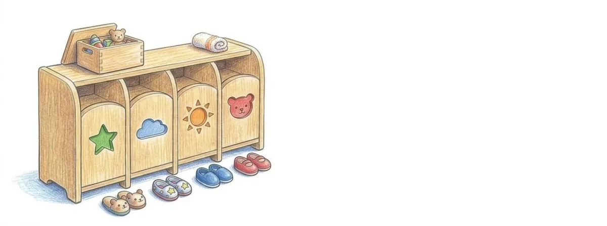 Шкафчики для детского сада 