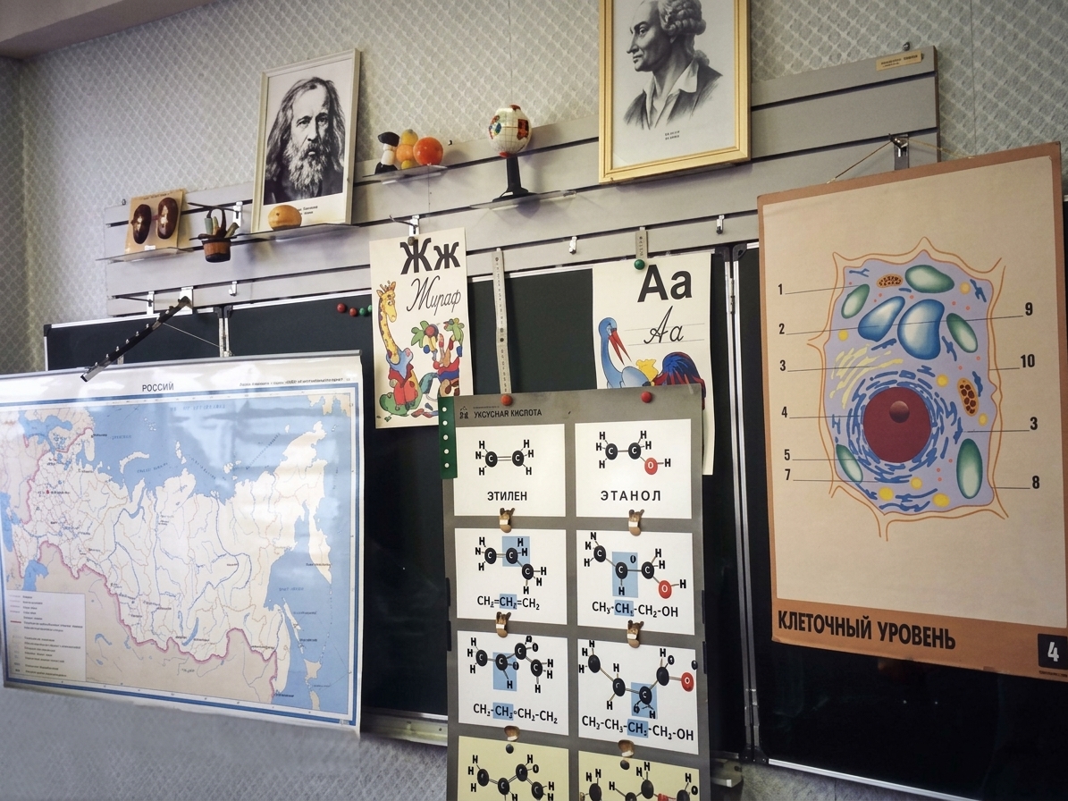 Панель демонстрационная над классной доской