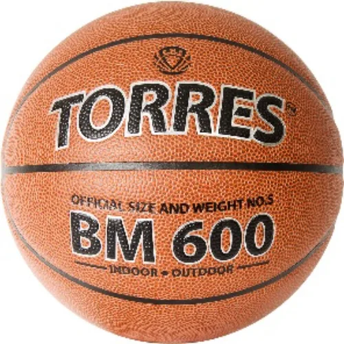 Мяч баскетбольный TORRES BM600 B32025. Размер 5