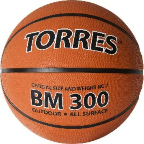 Мяч баскетбольный TORRES BM300 B02017, размер 7