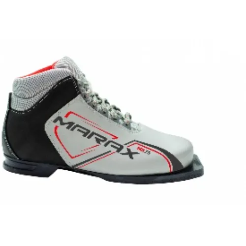 Ботинки лыжные MARAX МX -75 NEW (серебро - черный) размер 33