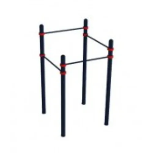 Комплекс турников, квадрат (1454х1454х2600 мм.)