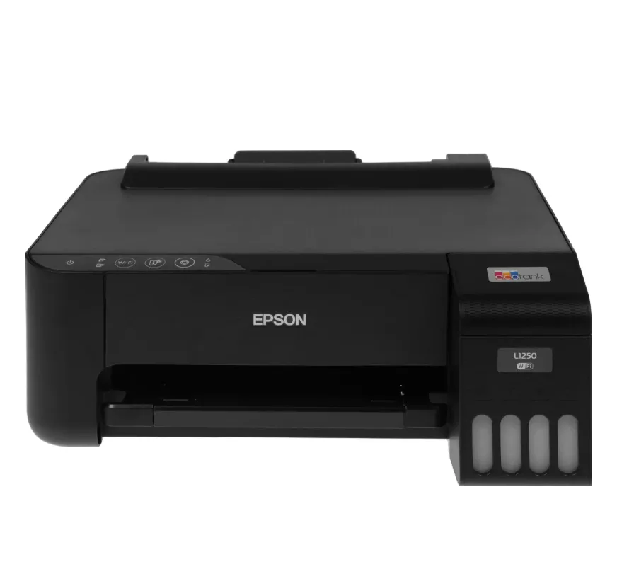 Принтер струйный Epson цветная печать, A4, с СНПЧ, черный
