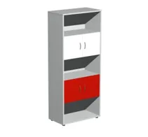 Шкаф широкий полуоткрытый. 854х450х2010 мм.
