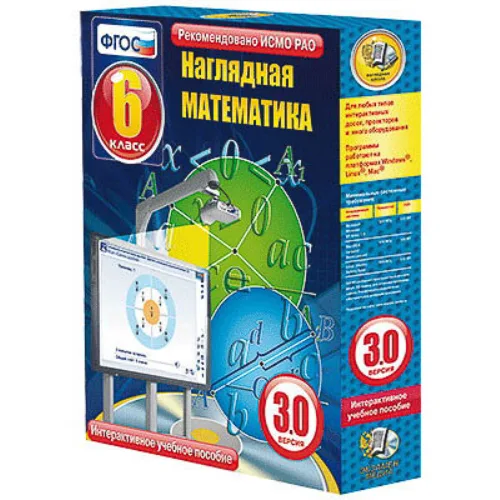 Интерактивное учебное пособие "Наглядная математика. 6 класс"