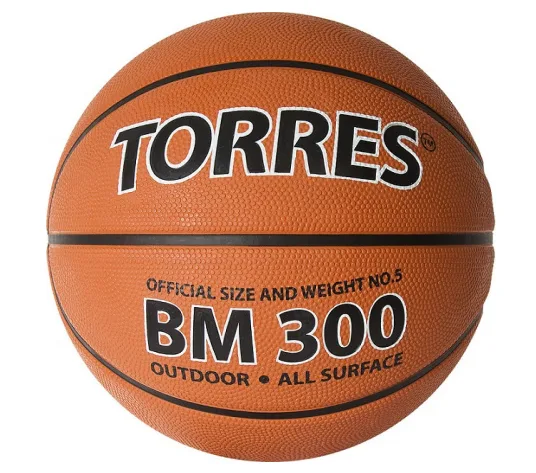 Мяч баскетбольный «TORRES BM300».Размер 5