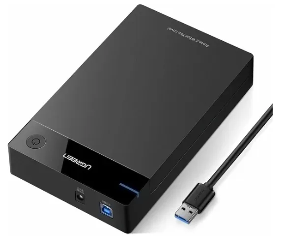 Внешний корпус для жесткого диска UGREEN US222 USB 3.0 to 3.5/2.5 SATA