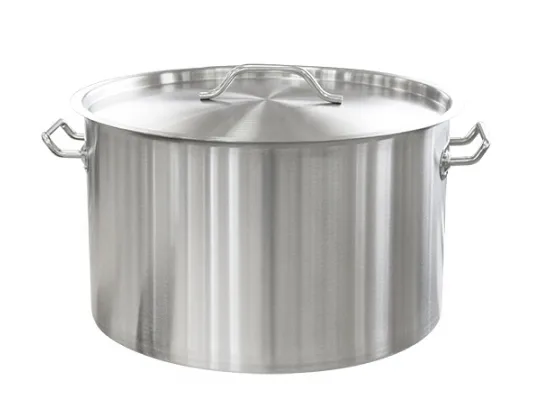 Кастрюля 40л, 45x28 см, мерная шкала, индукция, нерж, тройное дно