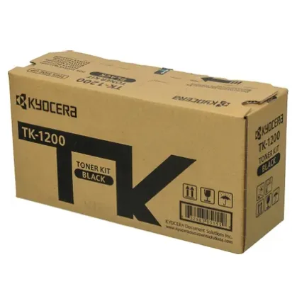 Картридж лазерный Kyocera TK-1200 черный, с чипом