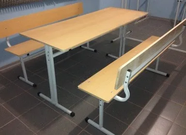 Стол обеденный зоны 6-ти местный под скамью