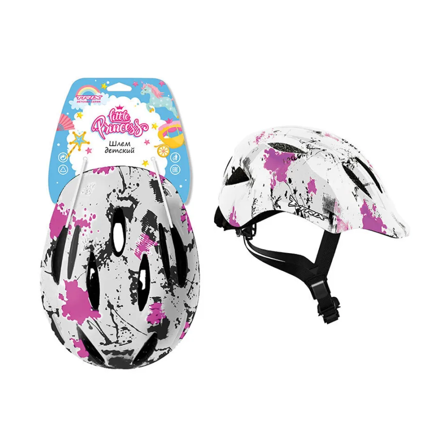 Шлем велосипедный TRIX Little Princess