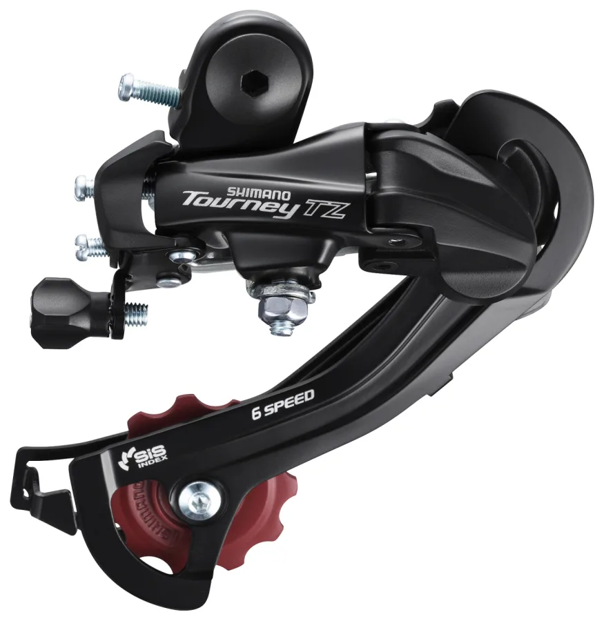 Переключатель скоростей задний SHIMANO Tourney TZ500 GS 6 ск., чёрный крепление на болт
