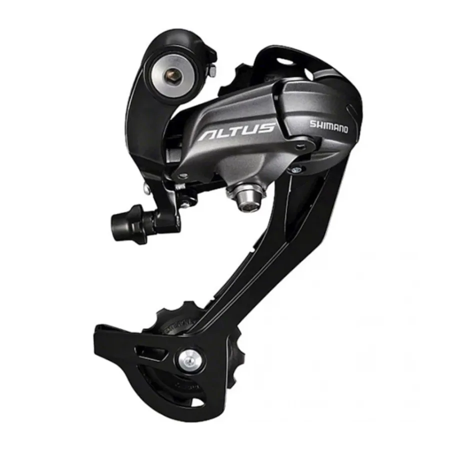 Переключатель скоростей задний SHIMANO Altus M370 SGS 9 ск., чёрный крепление на болт