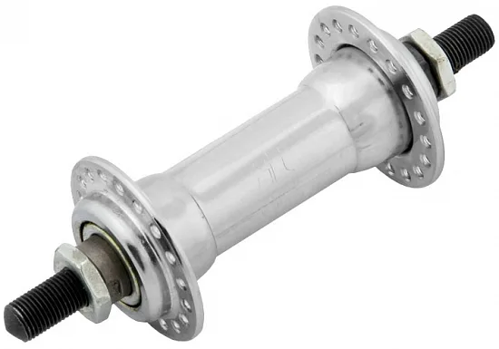Втулка переднего колеса КТ-122F, 36H 140 мм., хром