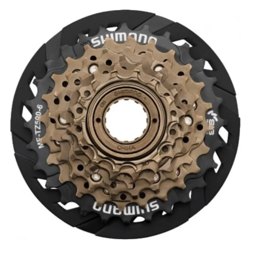 Трещётка SHIMANO Tourney TZ500 7 ск., 14-28T чёрно-коричневая