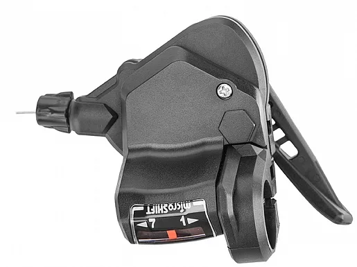 Шифтер Stels Microshift TS-38-7R правый 7 ск. с тросом 2050мм (590109)