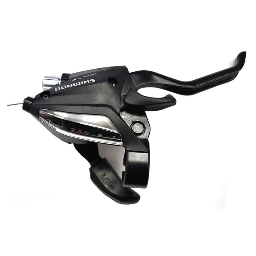 Шифтер SHIMANO Altus ST-EF 500-7R-2A правый 7 скоростей чёрный