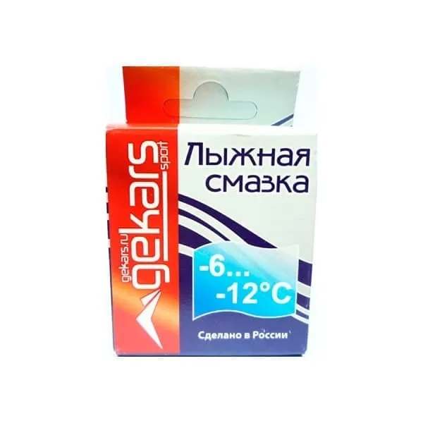 Парафин скольжения GEKARS темп. -6-12С 50 гр. синий