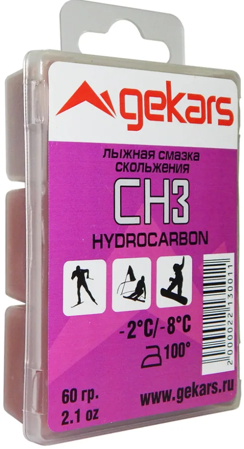 Парафин скольжения GEKARS СН-3 темп. -2-8С 60 гр. фиолетовый