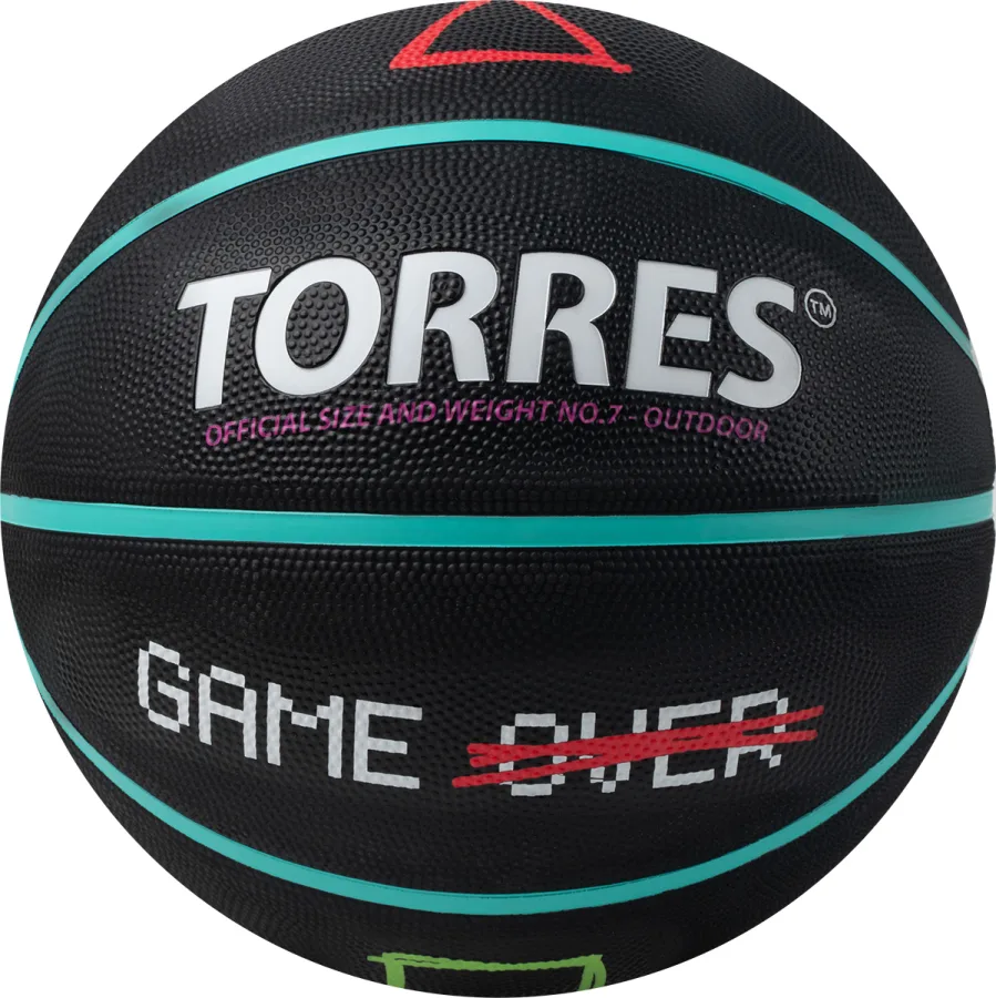 Мяч баскетбольный Torres Game Over 2024 год