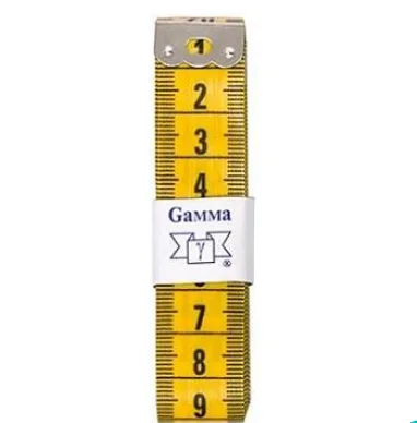 Лента сантиметровая Gamma 200см., желтый
