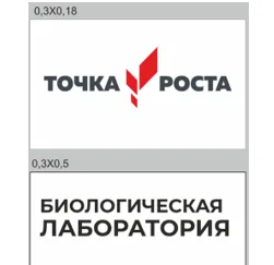 Комплект из 2-х Табличек размер без кармана (кабинет физики, химии и биологии)