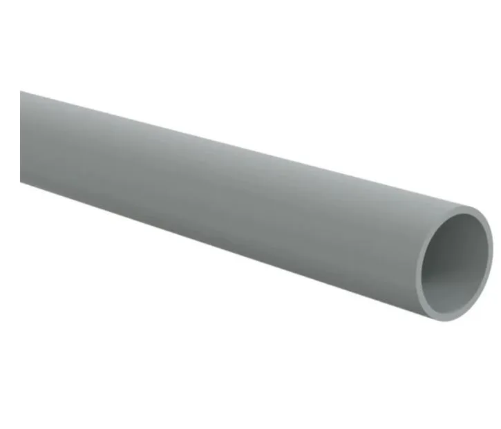 Труба ПВХ жесткая легкая диаметр 16 RAL 7035, 2м
