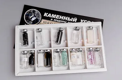 Коллекция "Каменный уголь и продукты его переработки" (раздаточная)
