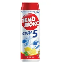 ПЕМОЛЮКС Чистящее средство 480 г Сода-5 Лимон порошок