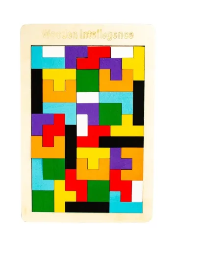 Головоломка «Тетрис», 27 × 18 × 0,5 см, 40 деталей