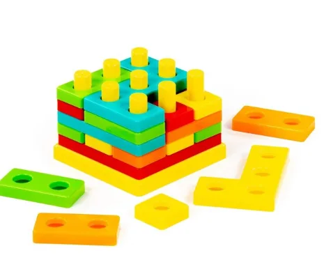 Развивающая игрушка «3D пазл» №1, 23 элемента