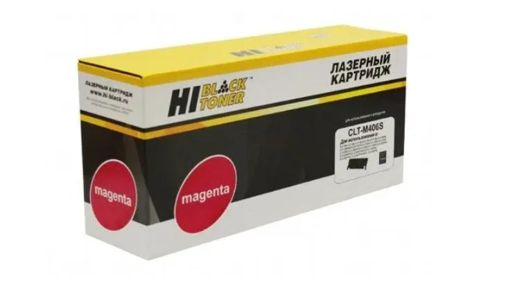 Картридж для Samsung CLP-360 / 365 / 368 / CLX-3300 / 3305 / 3307 Hi-Black CLT-M406S, M, 1k