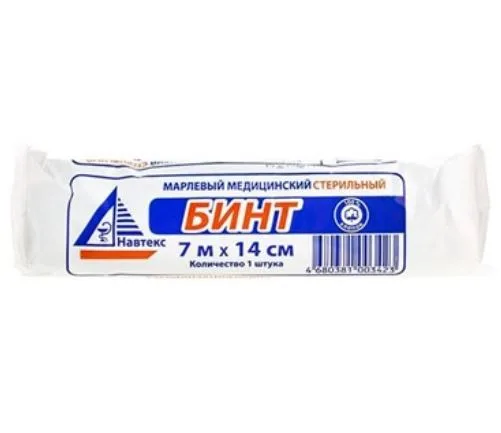 Бинт стерильный,7х14 (36 пл.)