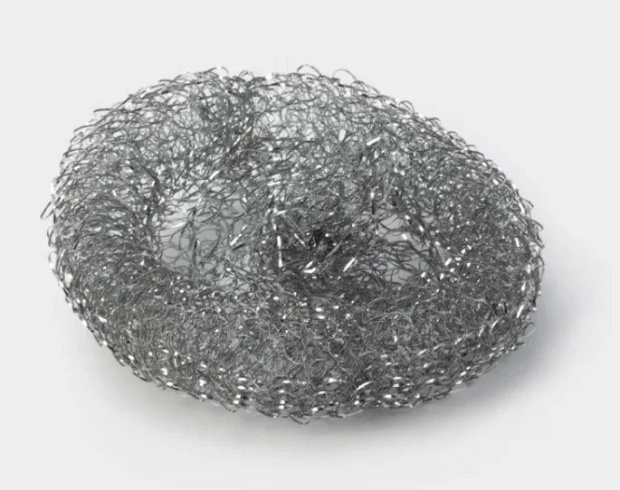 Губка для посуды, металлическая, 9×9×2 см