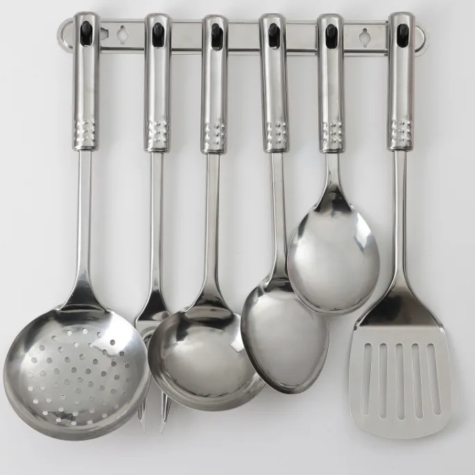 Набор кухонных принадлежностей 6 предметов нерж. на подвесе