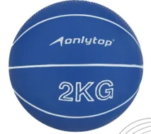 Медицинбол, ONLYTOP, вес 2 кг, ONLYTOP, цвет синий