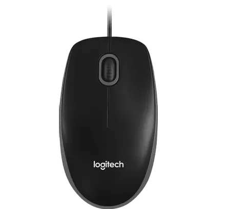 Мышь проводная Logitech B100