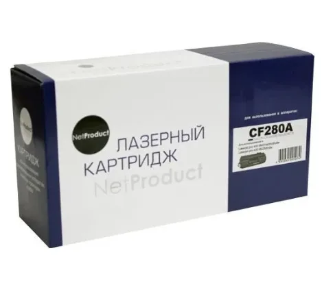 Картридж Netproduct CF280A / HP 80A для HP LJ Pro 400 M401/Pro 400 MFP M425, 2,7K