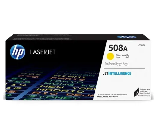 Картридж лазерный HP 508A (CF362A) желтый
