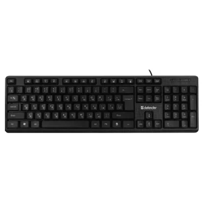 Клавиатура Defender Daily Hb-162, USB, черный
