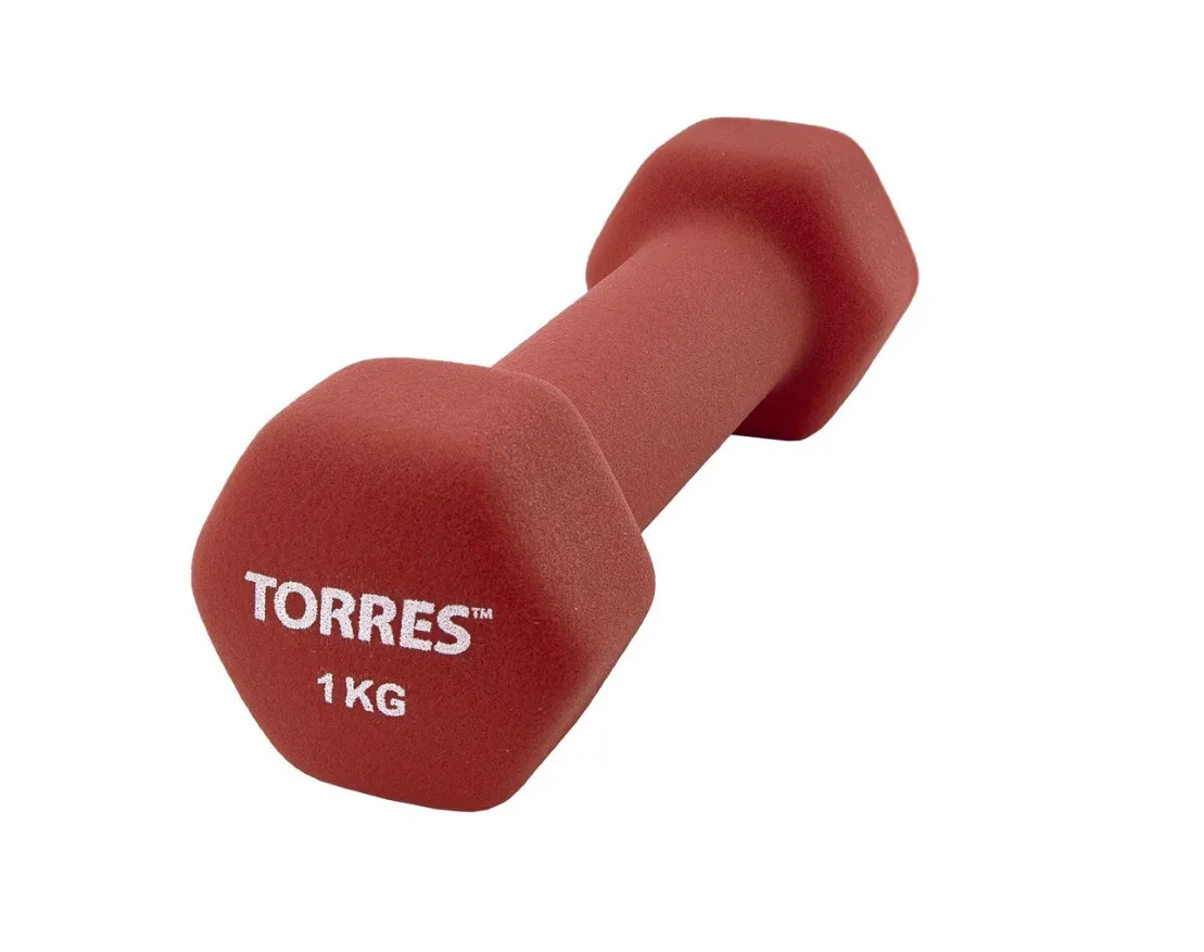 Гантель неопреновая Torres (1 кг)