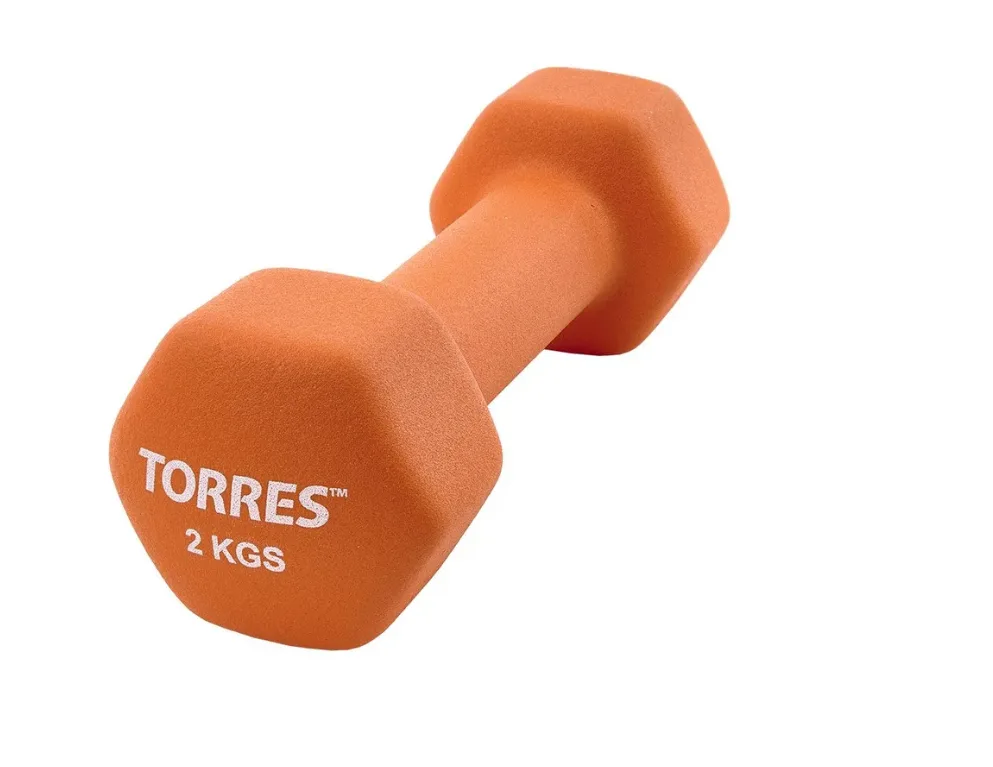 Гантель неопреновая Torres (2кг)