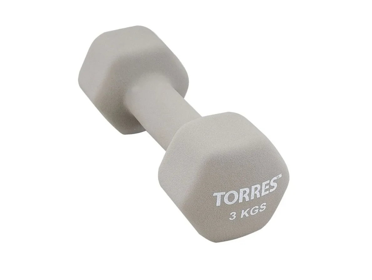 Гантель неопреновая Torres (3кг)
