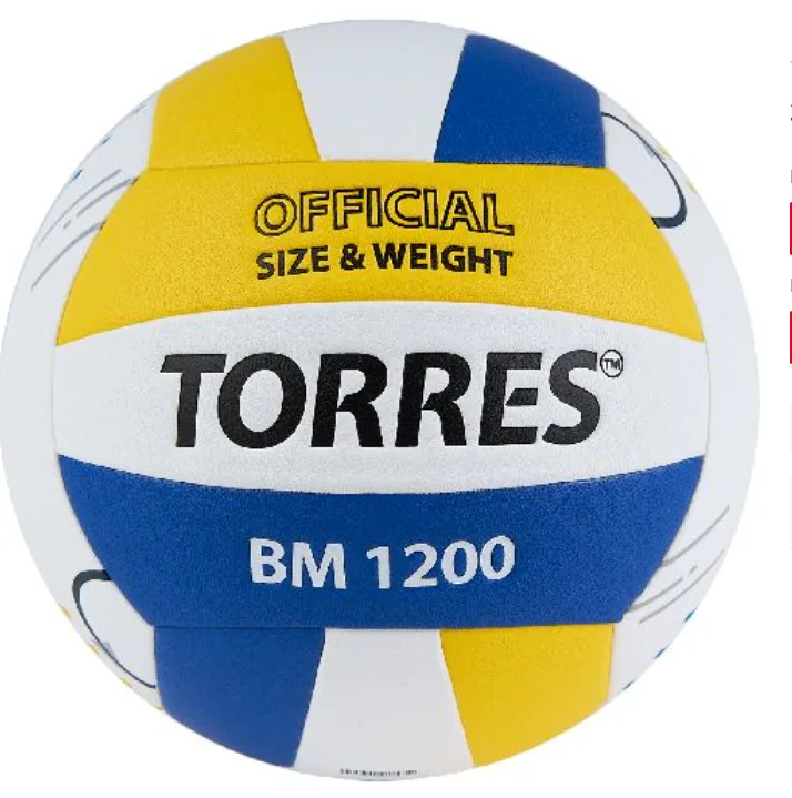 Мяч волейбольный TORRES BM1200, микрофибра, размер 5