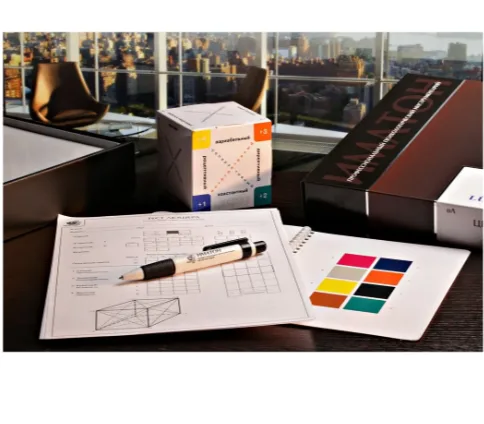 Восьмицветовой тест Люшера. Комплект с 2 наборами карточек