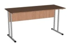 Парта двухместная не регулируемая, ЛДСП 16, скругленные углы (р.г. 6)
