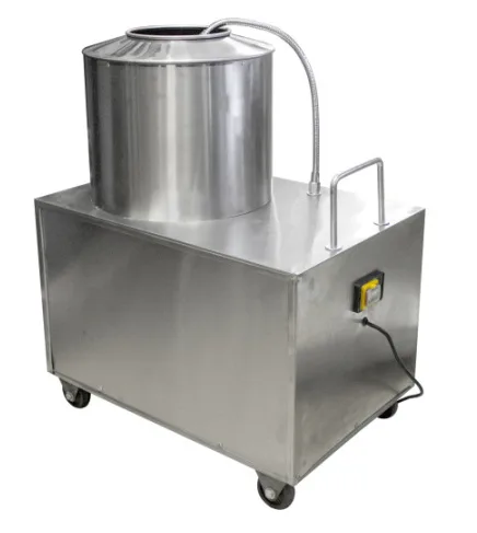 Картофелечистка ROAL YQ-350SS (480х710х885мм; 220В; 1,5кВт; 12 кг, произв. 150-220кг/час, нерж.)