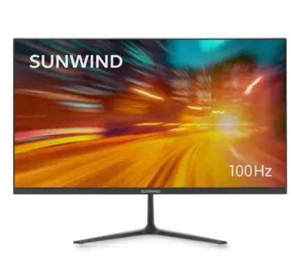21.5" Монитор SunWind SM-22FV222, 1920x1080, VA, 100Гц, 1хHDMI, черный