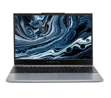 Ноутбук DIGMA PRO Breve 15.6", IPS, AMD Ryzen 5 Pro 5675U 2.3ГГц, 6-ядерный, 16ГБ DDR4, 512ГБ SSD, AMD Radeon Graphics, Windows 11 Pro, серебристый